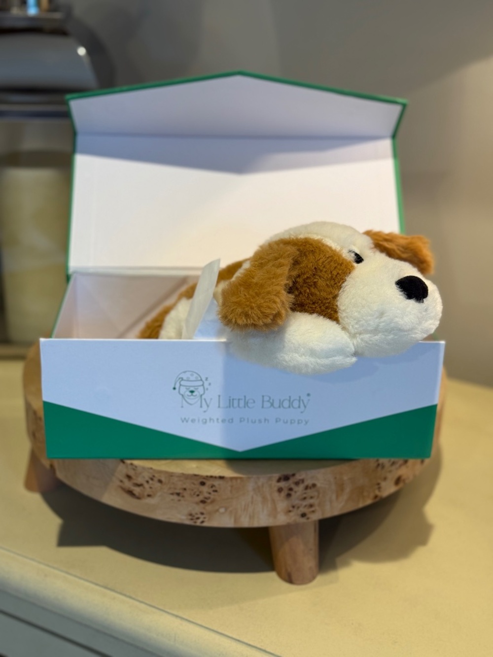 Heatable Weighted Plush Puppy Dog